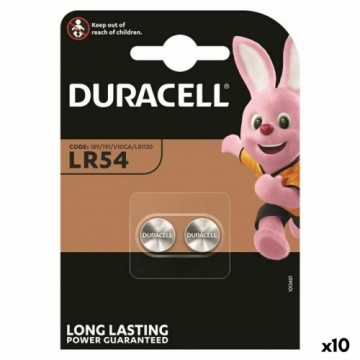 Щелочные батарейки таблеточного типа DURACELL LR1130 LR54  2 Предметы 10 штук 1,5 V