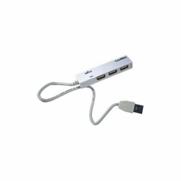 3-Port USB Hub CoolBox COO-H413 Balts Melns