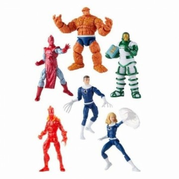 Rotaļu figūras Hasbro Marvel Legends Fantastic Four Vintage 6 Daudzums