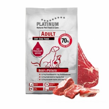 Lopbarība Platinum Adult Beef + Potato Pieaugušais Teļa gaļa 5 kg