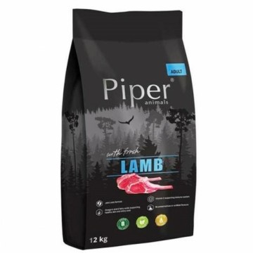 Lopbarība Dolina Noteci Piper Animals Pieaugušais Jēra gaļa 12 kg
