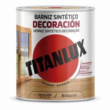 sintētiskā laka Titanlux m10100004 Dekors Mirdzošs Bezkrāsains 4 L