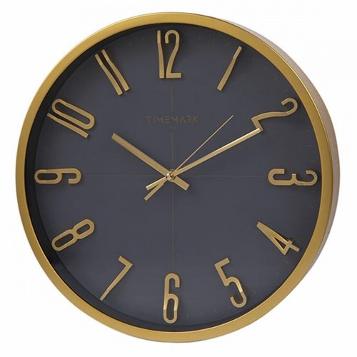 Sienas pulkstenis Timemark Pelēks Ø 34 cm image 1