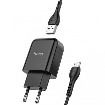 Hoco N2 Зарядное устройство 2.1A  + MICRO USB кабель 1m
