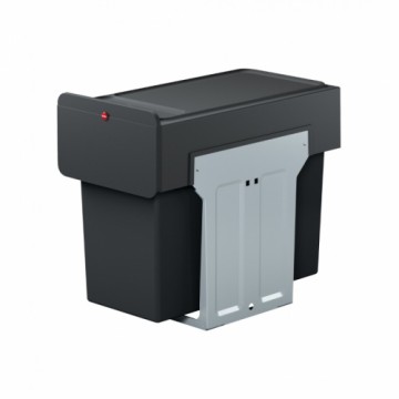 Hailo Atkritumu šķirošanas sistēma iebūvējamā EcoLine Design L / 2x14L / melna