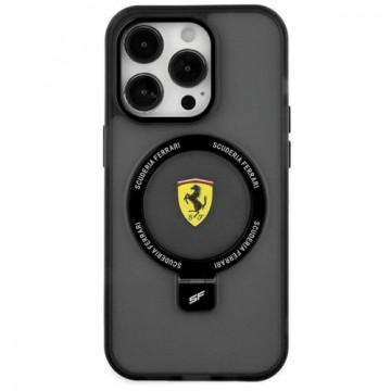 Ferrari FEHMP15MUSCAK iPhone 15 Plus | 14 Plus 6.7" czarny|black hardcase Ring Stand 2023 Collection MagSafe