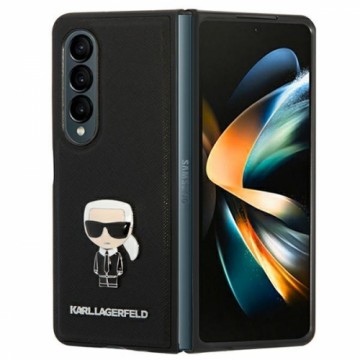 Karl Lagerfeld PU Saffiano Ikonik Case for Samsung Galaxy Z Fold 4 Black