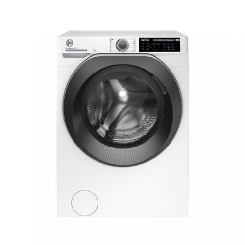 Hoover Washing Machine HW437AMBS/1-S Energy efficiency class A Front loading Washing capacity 7 kg 1300 RPM Depth 46 cm Width 60 cm Display LCD Steam function Wi-Fi White image 1
