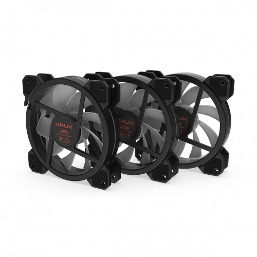 Kārbas ventilators Krux LUNAR ARGB 3 gb. Ø 12 cm (3 gb.) image 4