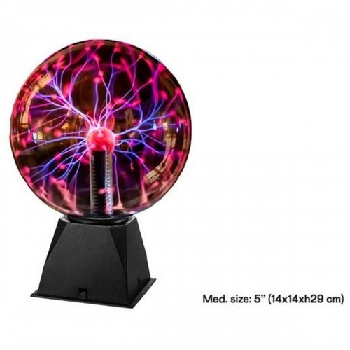 Plasma ball iTotal 14 x 14 x 29 cm Rozā Daudzkrāsains image 1