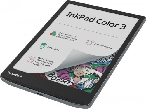 E-Reader|POCKETBOOK|InkPad Color 3|7.8"|1872x1404|1xUSB-C|Wireless LAN|Bluetooth|PB743K3-1-WW image 2