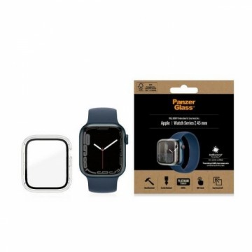PanzerGlass Full Body tempered glass + case for Apple Watch 7 | 8 (45mm) clear