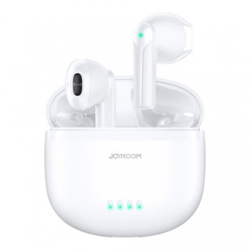 Joyroom TWS earphones wireless ENC waterproof IPX4 Bluetooth 5.3 white (JR-TL11)