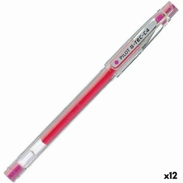 Гелевая ручка Pilot G-TEC C4 Розовый 0,2 mm (12 штук)