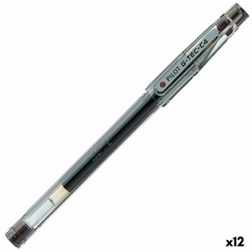 Гелевая ручка Pilot G-TEC C4 Коричневый 0,2 mm (12 штук)