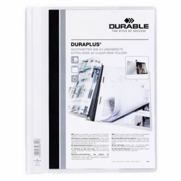 Портфель Durable Duraplus Белый Прозрачный A4 25 Предметы