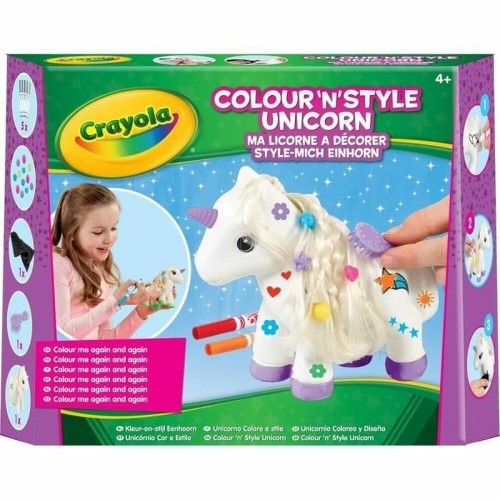 Veidošanas Spēles Crayola Decorate your Unicorn (FR) Sarkans Daudzkrāsains image 1