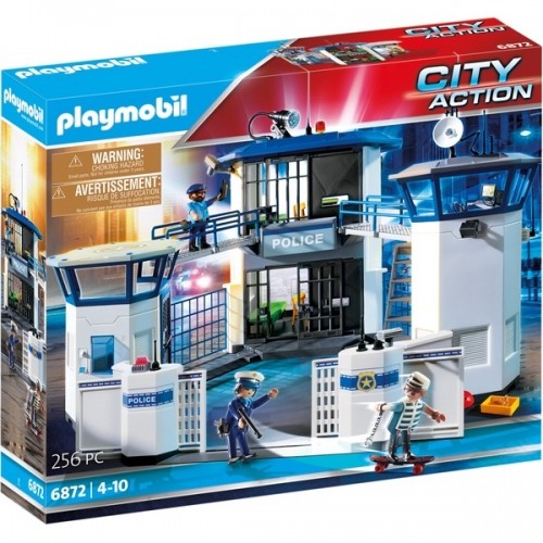 Playmobil 6872 City Action Polizei-Kommandozentrale mit Gefängnis, Konstruktionsspielzeug image 1
