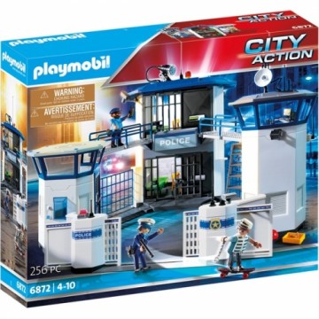Playmobil 6872 City Action Polizei-Kommandozentrale mit Gefängnis, Konstruktionsspielzeug