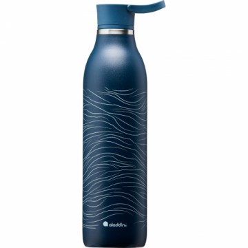 Aladdin Термо бутылка CityLoop Thermavac eCycle Water Bottle 0.6Л, переработанная из нержавеющей стали / темно-синяя Wave