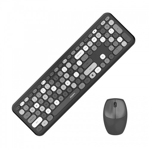 Wireless keyboard + mouse set MOFII 666 2.4G (Black) image 1