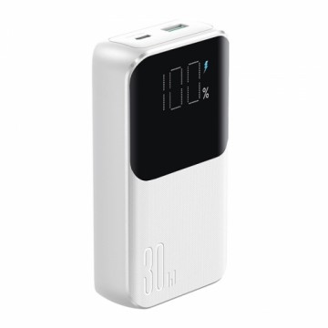 Mini power bank with built-in cables Joyroom JR-PBC06 30W 10000mAh - white