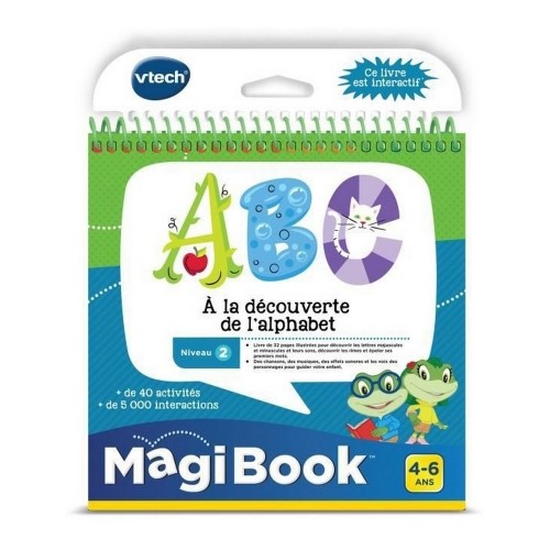Piezīmju klade Vtech Magibook Interactive Book  ABC, Discovering The Alphabet (FR) image 2