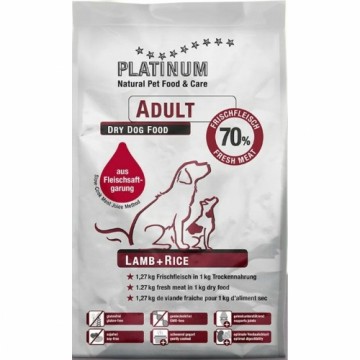 Lopbarība Platinum Adult Lamb + Rice Pieaugušais Jēra gaļa 5 kg