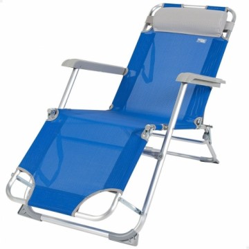 Atzveltnes krēsls Aktive Zils 153 x 33 x 47 cm