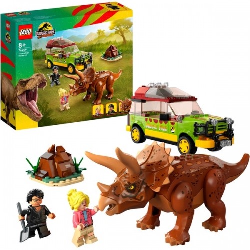 Lego 76959 Jurassic World Triceratops-Forschung, Konstruktionsspielzeug image 1