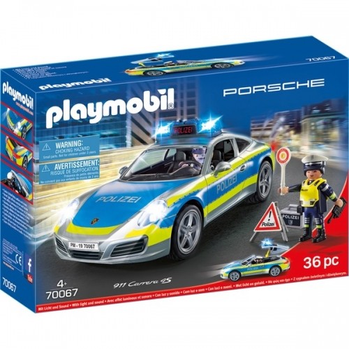 Playmobil 70067 City Action Porsche 911 Carrera 4S Polizei, Konstruktionsspielzeug image 1
