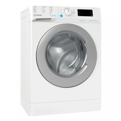 INDESIT Washing machine BWSE 71295X WSV EU Energy efficiency class B Front loading Washing capacity 7 kg 1200 RPM Depth 43.5 cm Width 59.5 cm Display Large digit White image 1