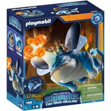 Playmobil 71082 Dragons: The Nine Realms - Plowhorn & D''Angelo, Konstruktionsspielzeug