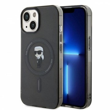 Karl Lagerfeld KLHMP14SHFCKNOK iPhone 14 | 15 | 13 6.1" czarny|black hardcase IML Ikonik MagSafe