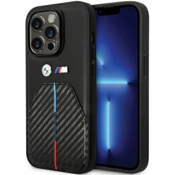 BMW BMHCP14L22NSTB iPhone 14 Pro 6.1" czarny|black Stamped Tricolor Stripe