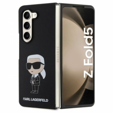 Karl Lagerfeld KLHCZFD5SNIKBCK Z Fold5 hardcase czarny|black Silicone Ikonik