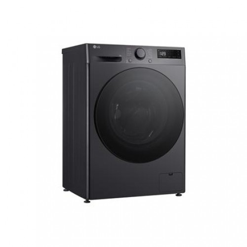 LG Washing Machine F2WR508S2M Energy efficiency class A-10% Front loading Washing capacity 8 kg 1200 RPM Depth 48 cm Width 60 cm LED Middle Black image 1