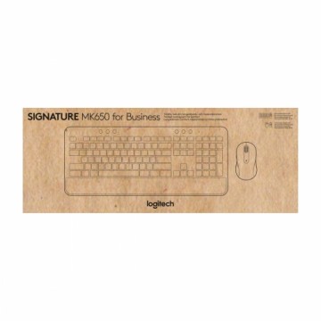 Klaviatūra un Bezvadu Pele Logitech MK650 QWERTY