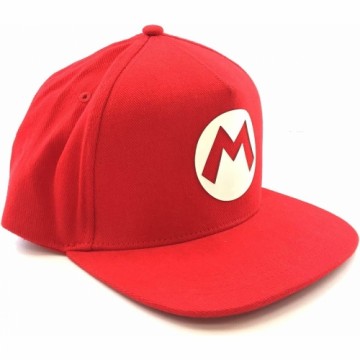 Cepure Unisex Super Mario Badge 58 cm Sarkans Viens izmērs