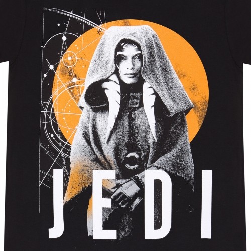 Krekls ar Īsām Piedurknēm Star Wars Jedi Melns Unisekss image 2