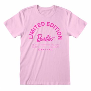 Krekls ar Īsām Piedurknēm Barbie Limited Edition Gaiši Rozā Unisekss