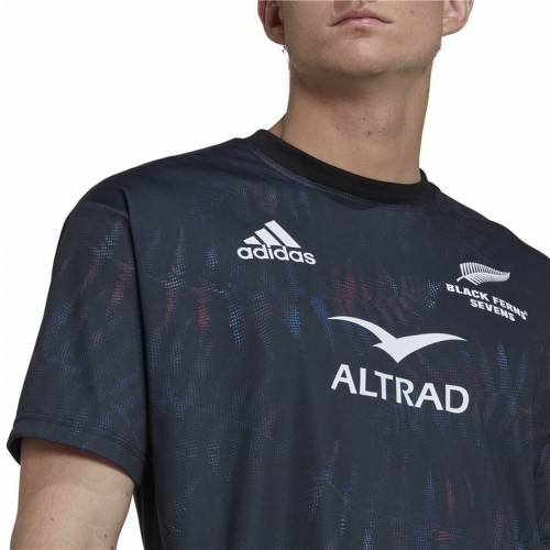 Vīriešu Krekls ar Īsām Piedurknēm Adidas Black Ferns Seven Melns image 3