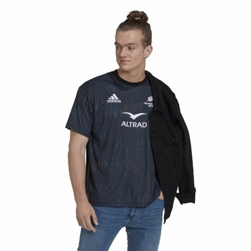 Vīriešu Krekls ar Īsām Piedurknēm Adidas Black Ferns Seven Melns image 5