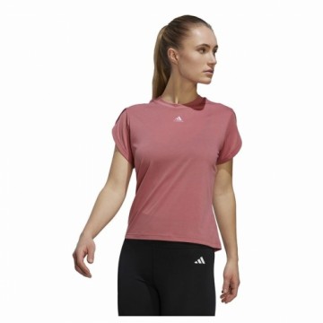 Футболка с коротким рукавом женская Adidas trainning Floral  Темно-розовый