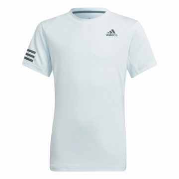 Vīriešu Krekls ar Īsām Piedurknēm Adidas Club Tennis 3 bandas Balts