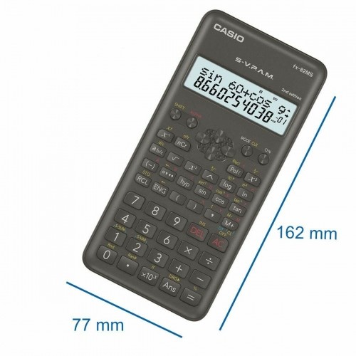 Zinātniskais kalkulators Casio FX-82 MS2 Tumši pelēks  image 4