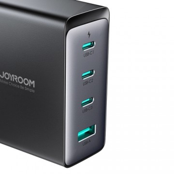 GaN charger UK Joyroom JR-TCG05UK 140W 3x USB-C USB-A + USB-C | USB-C cable 240W 1.2m