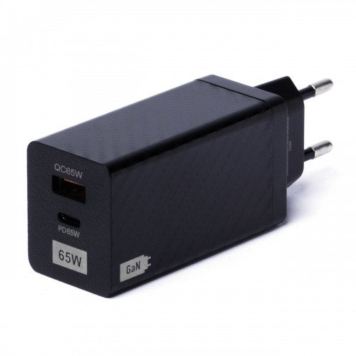 Wozinsky 65W GaN charger with USB ports, USB C supports QC 3.0 PD black (WWCG01) image 2