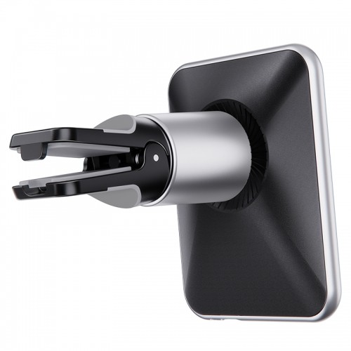 OEM Borofone Car holder BH43 Xperience magnetic with induction charging, air vent mount for Magsafe black-silver image 4