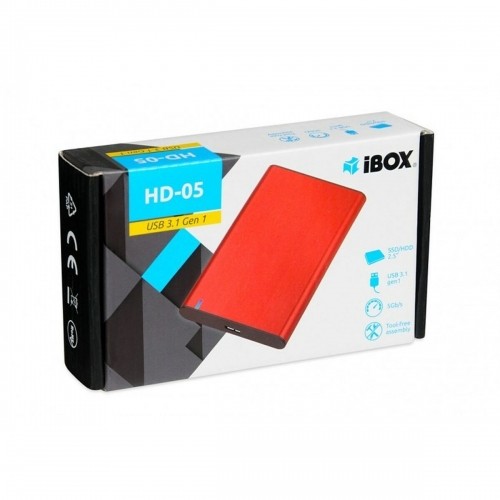 Ārējā kaste Ibox HD-05 Sarkans 2,5" image 2